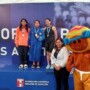 Orgullo huachano en lo más alto de la natación